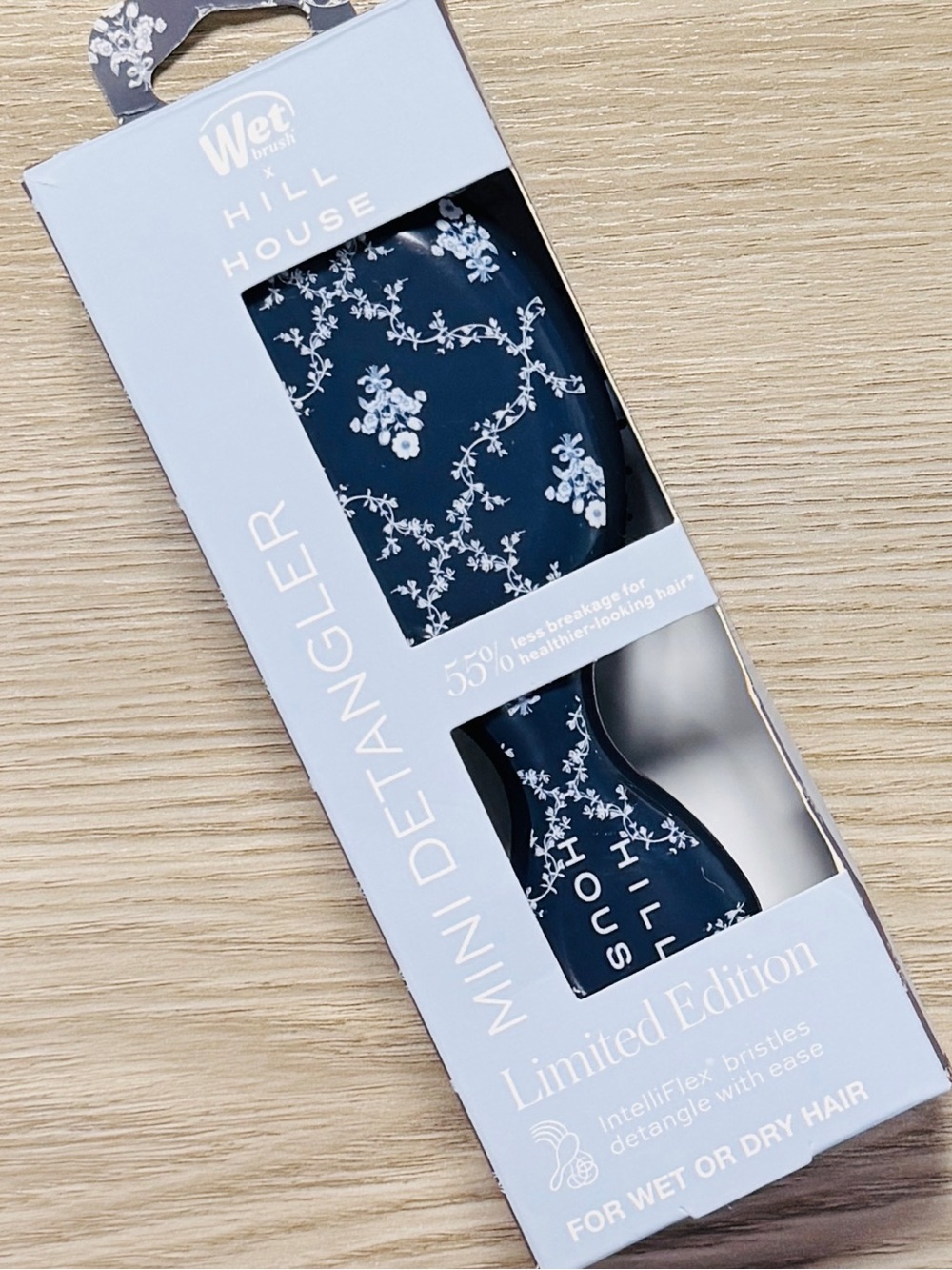 Limited Edition Wet Brush x Hill House Mini Detangler Brush - Navy Trellis HTF